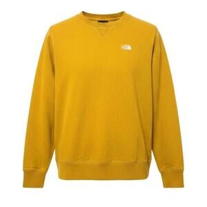 The North Face Heritage Patch Crew Sweatshirt Women's Large Arrowwood Yellow